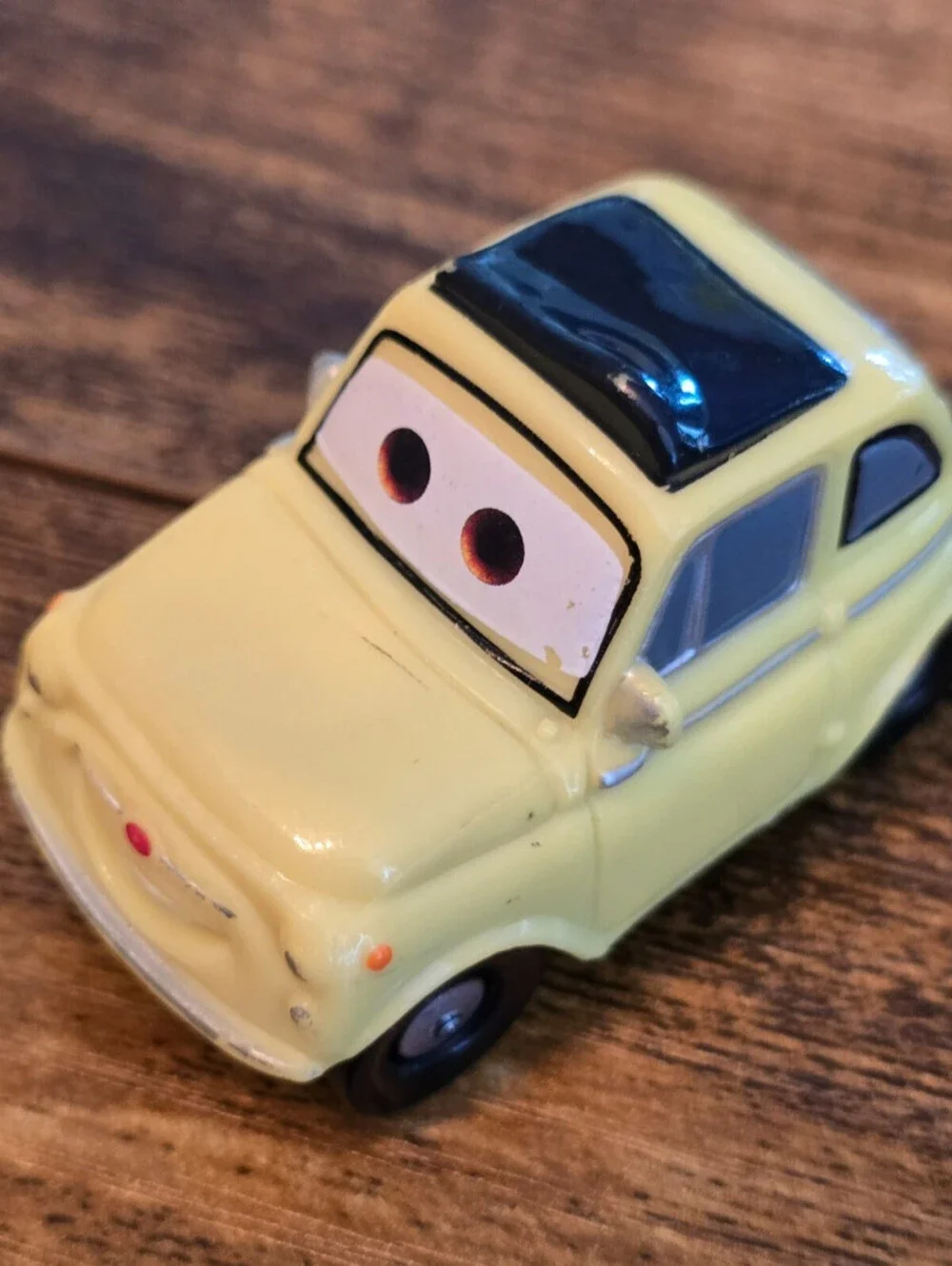 Cars Luigi PVC Cake Topper 2.5” Yellow Figure Figurine Disney Decoration